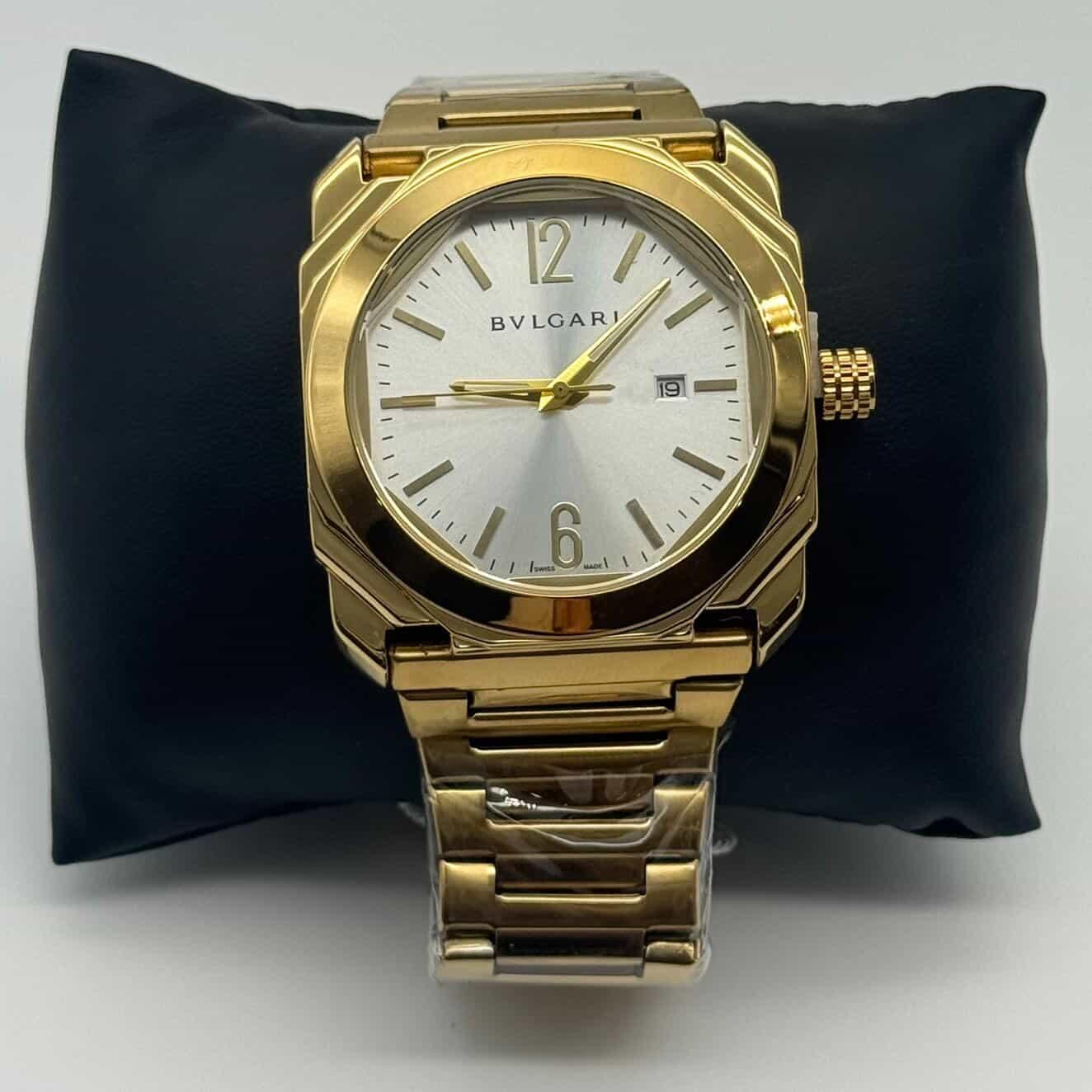 BVLGARI OCTO SOLOTEMPO  -GOLD &amp; WHITE 