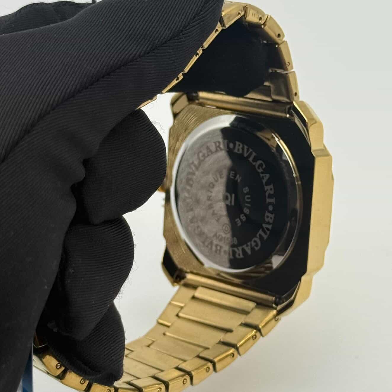 BVLGARI OCTO SOLOTEMPO  -GOLD & WHITE 