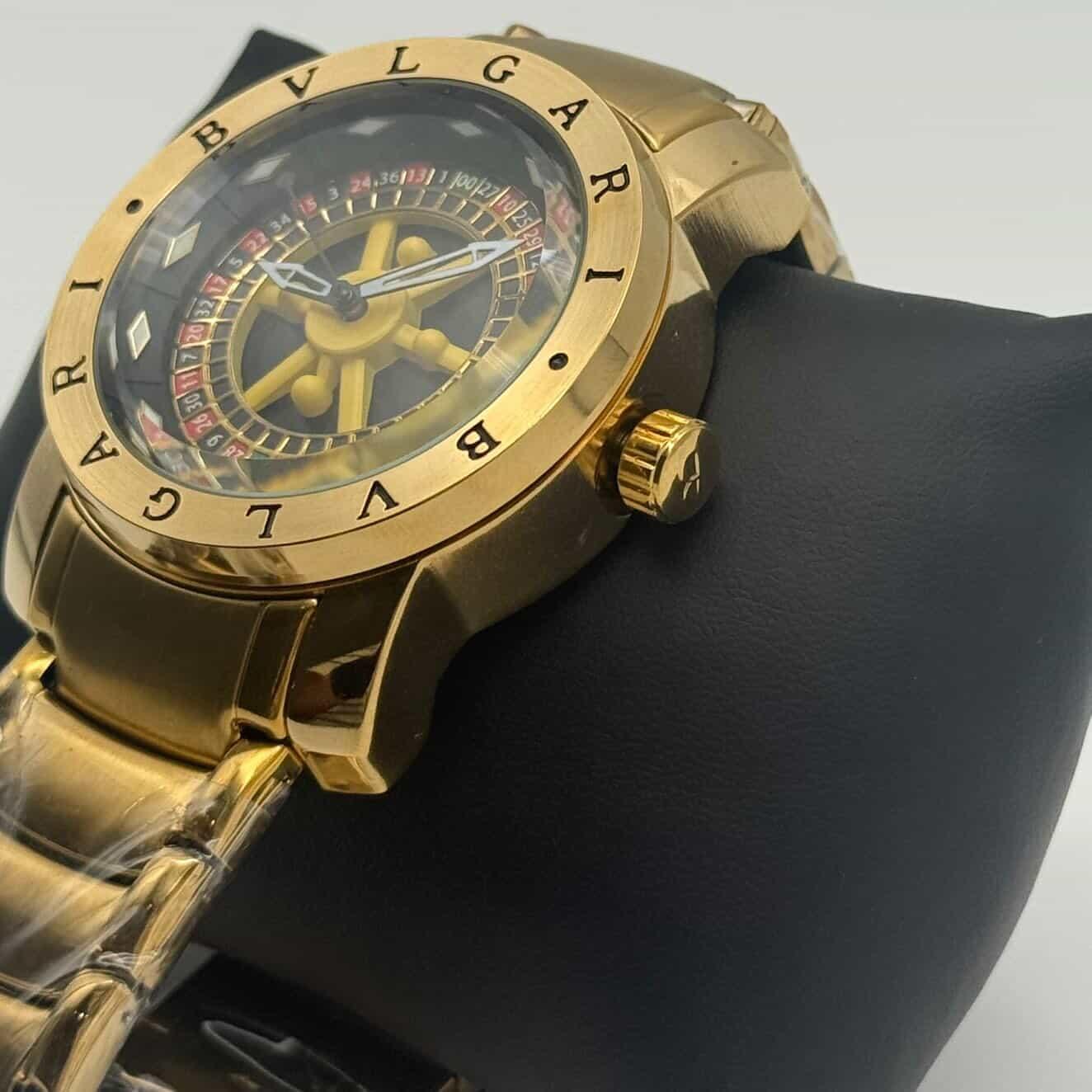 BVLGARI - CASINO ROULETTE GOLD & BLACK