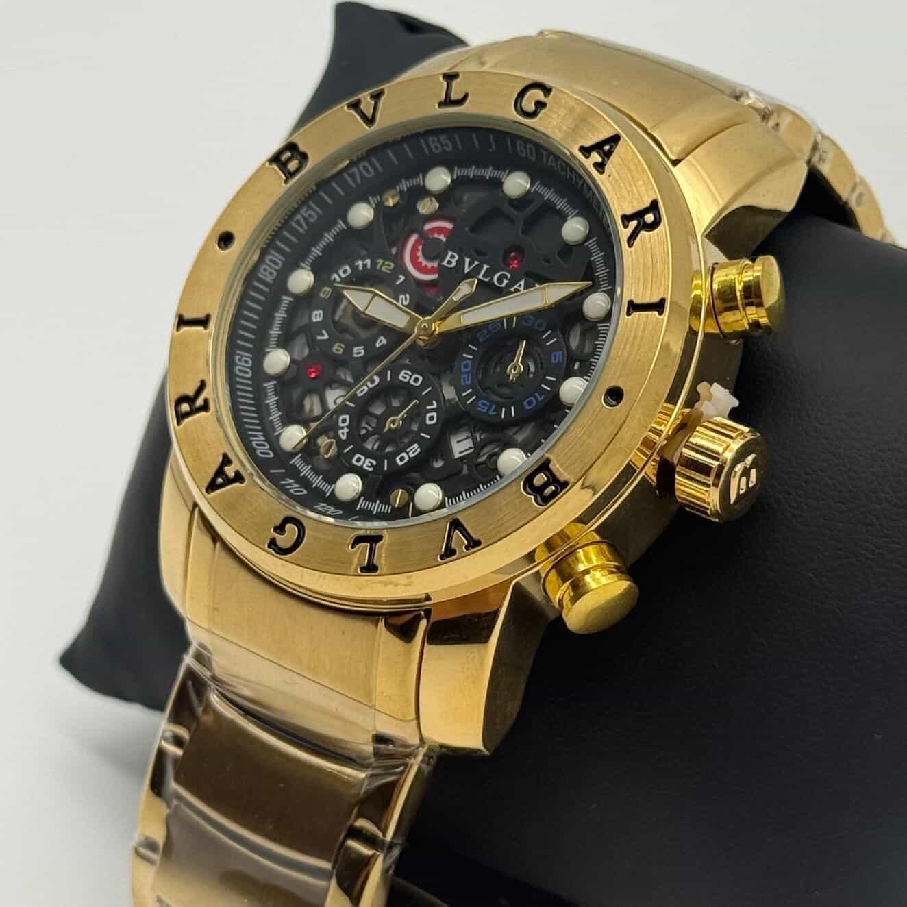 BVLGARI FUSION GOLD BLACK 
