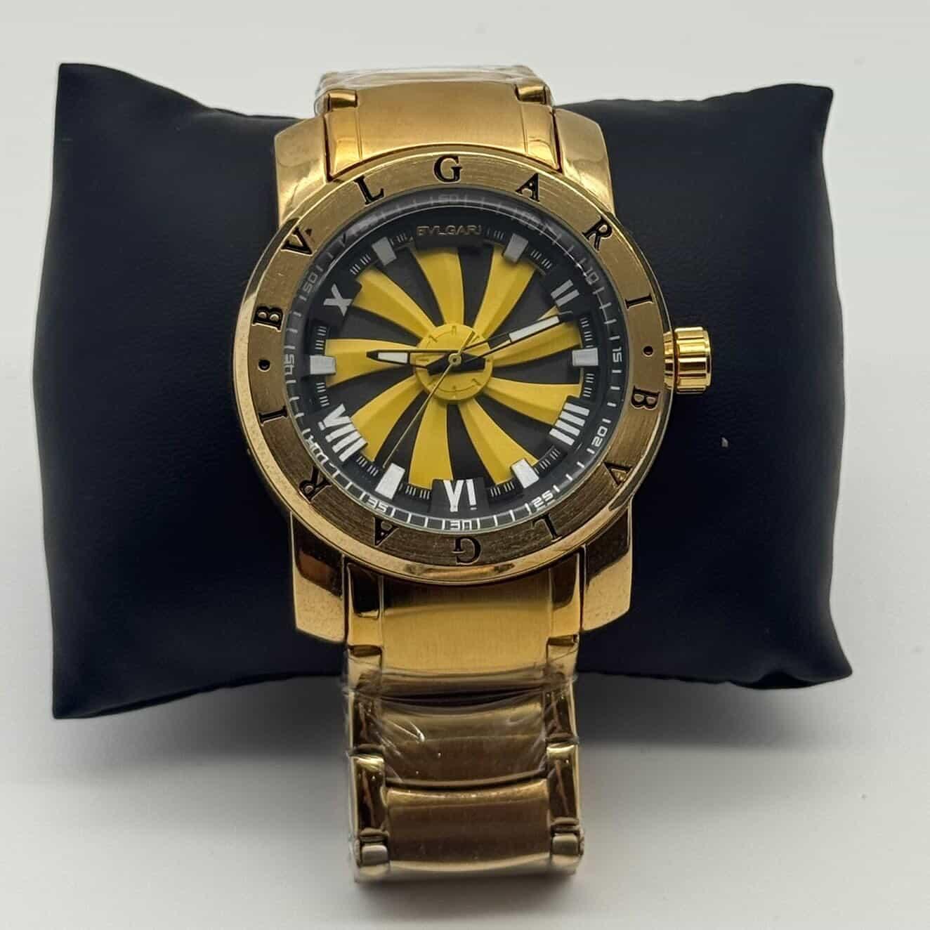 BVLGARI -  ROULETTE YELLOW & BLACK 