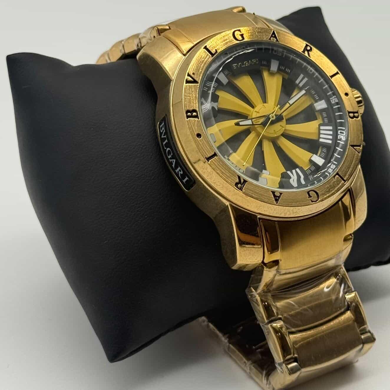 BVLGARI -  ROULETTE YELLOW & BLACK 