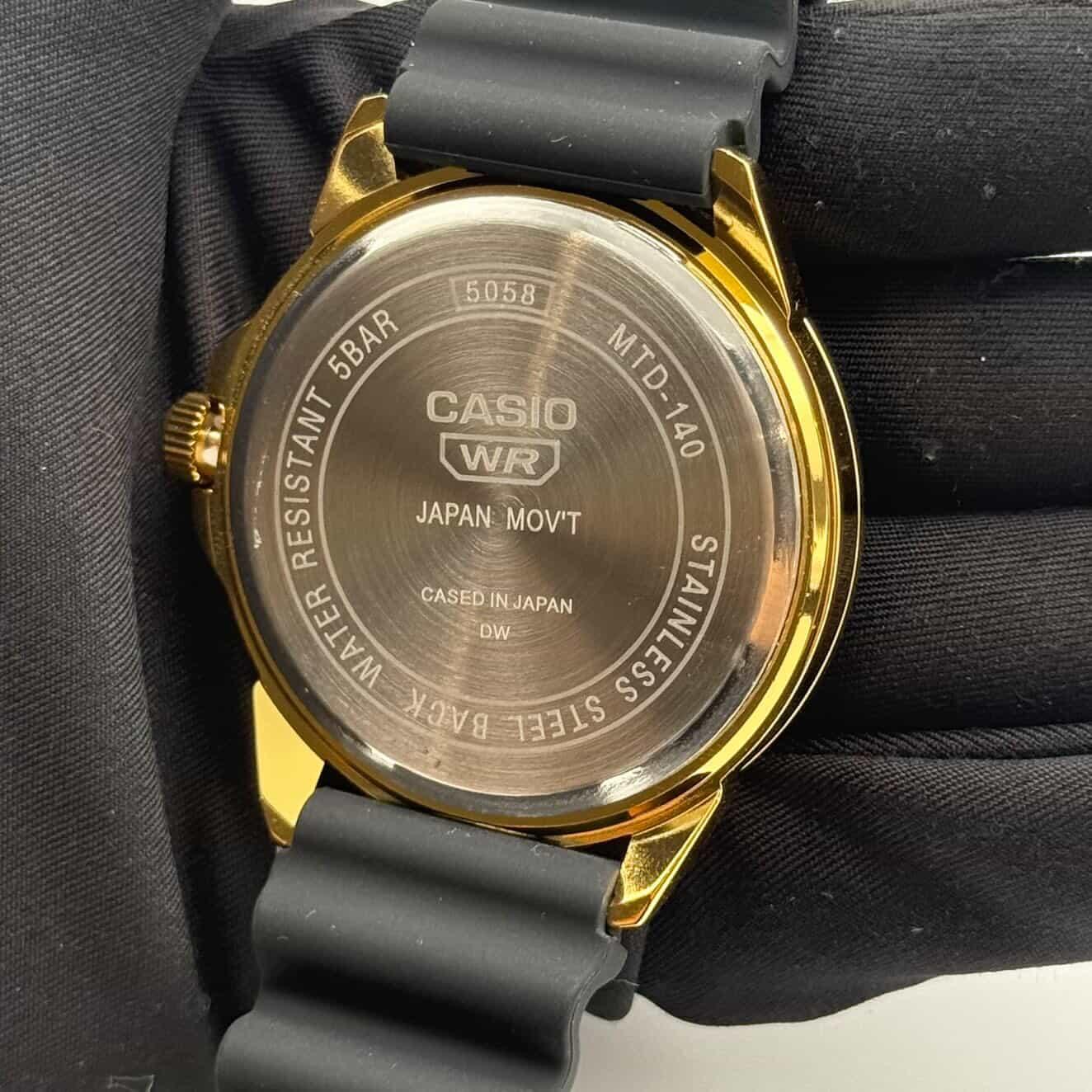 CASIO WATER RESIST - GOLD