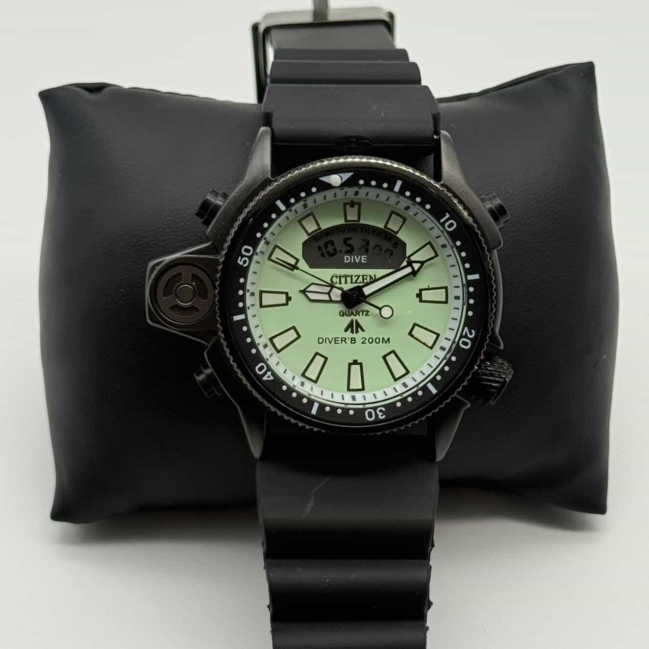 CITIZER PROMASTER AQUALAND DIVER - GREEN BLACK 