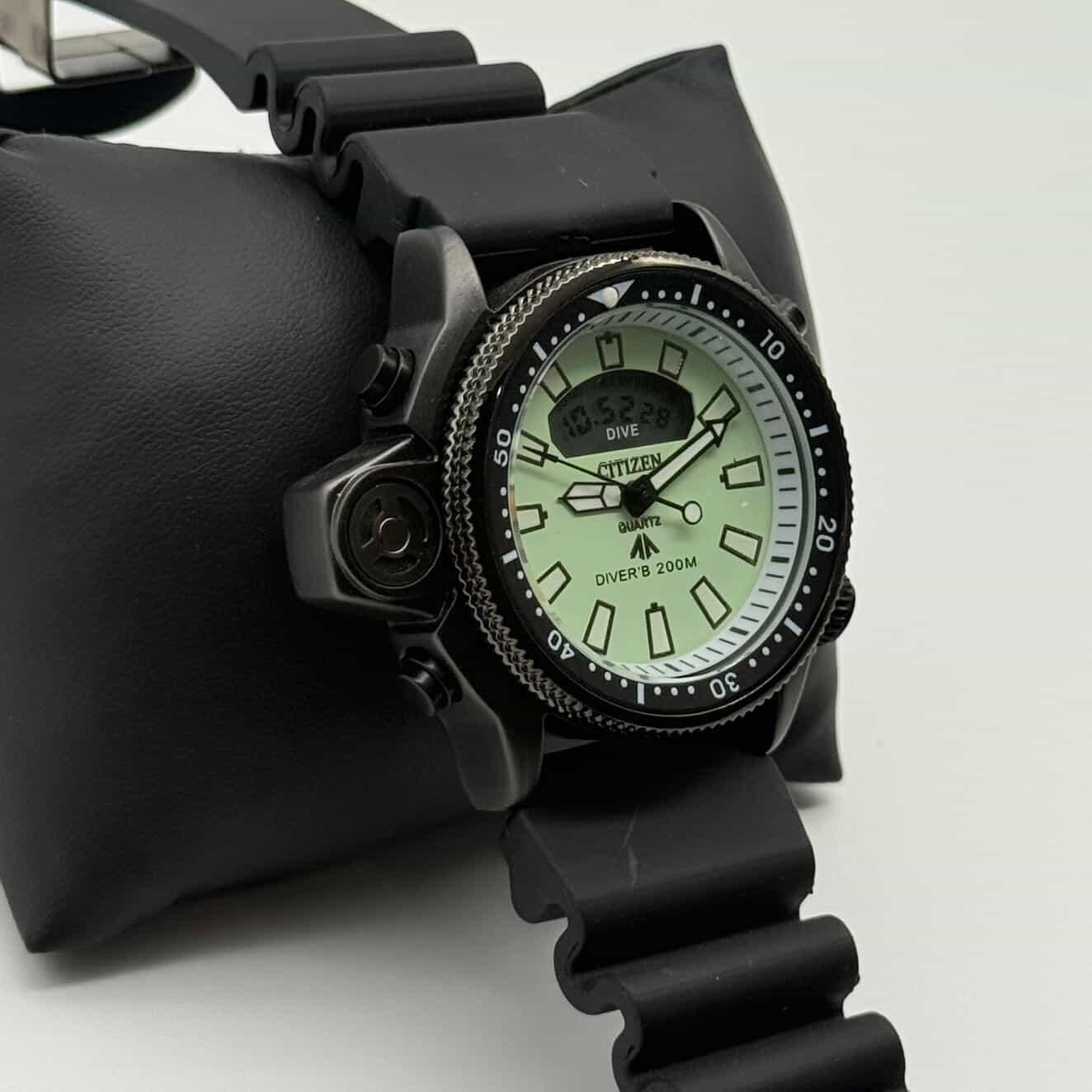 CITIZER PROMASTER AQUALAND DIVER - GREEN BLACK 