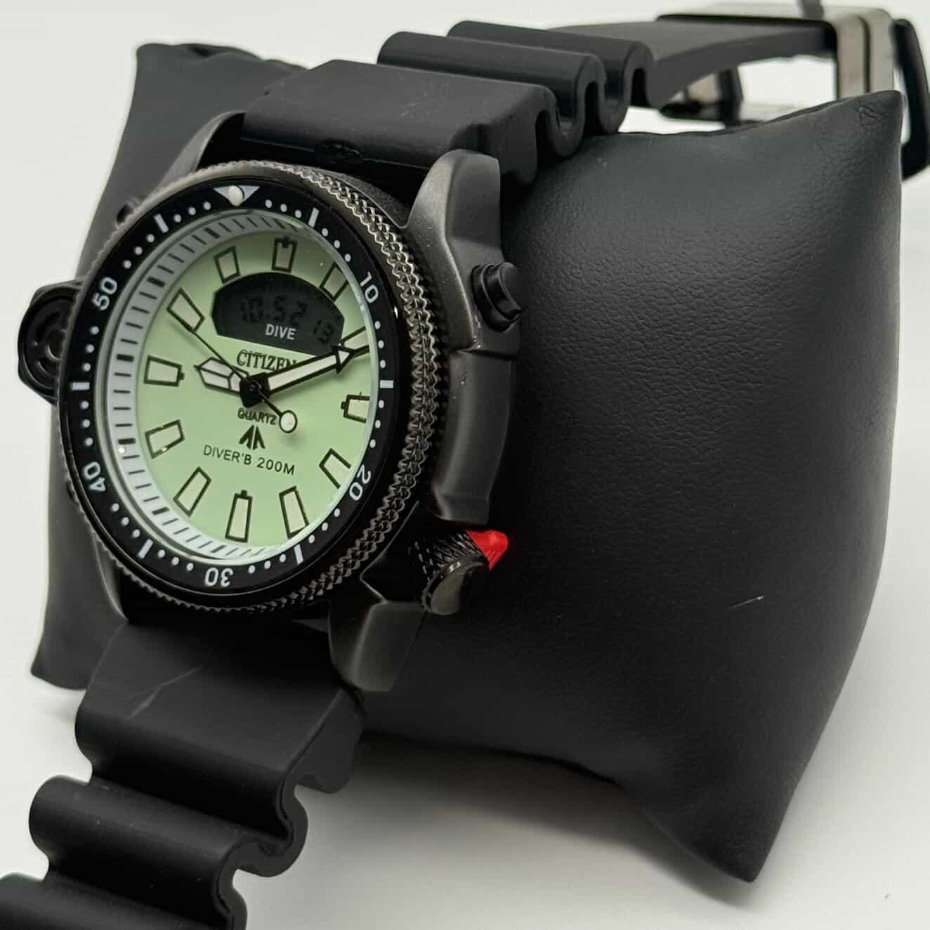CITIZER PROMASTER AQUALAND DIVER - GREEN BLACK 