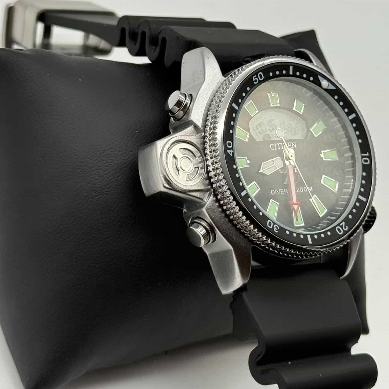 CITIZER PROMASTER AQUALAND DIVER - GREEN SILVER