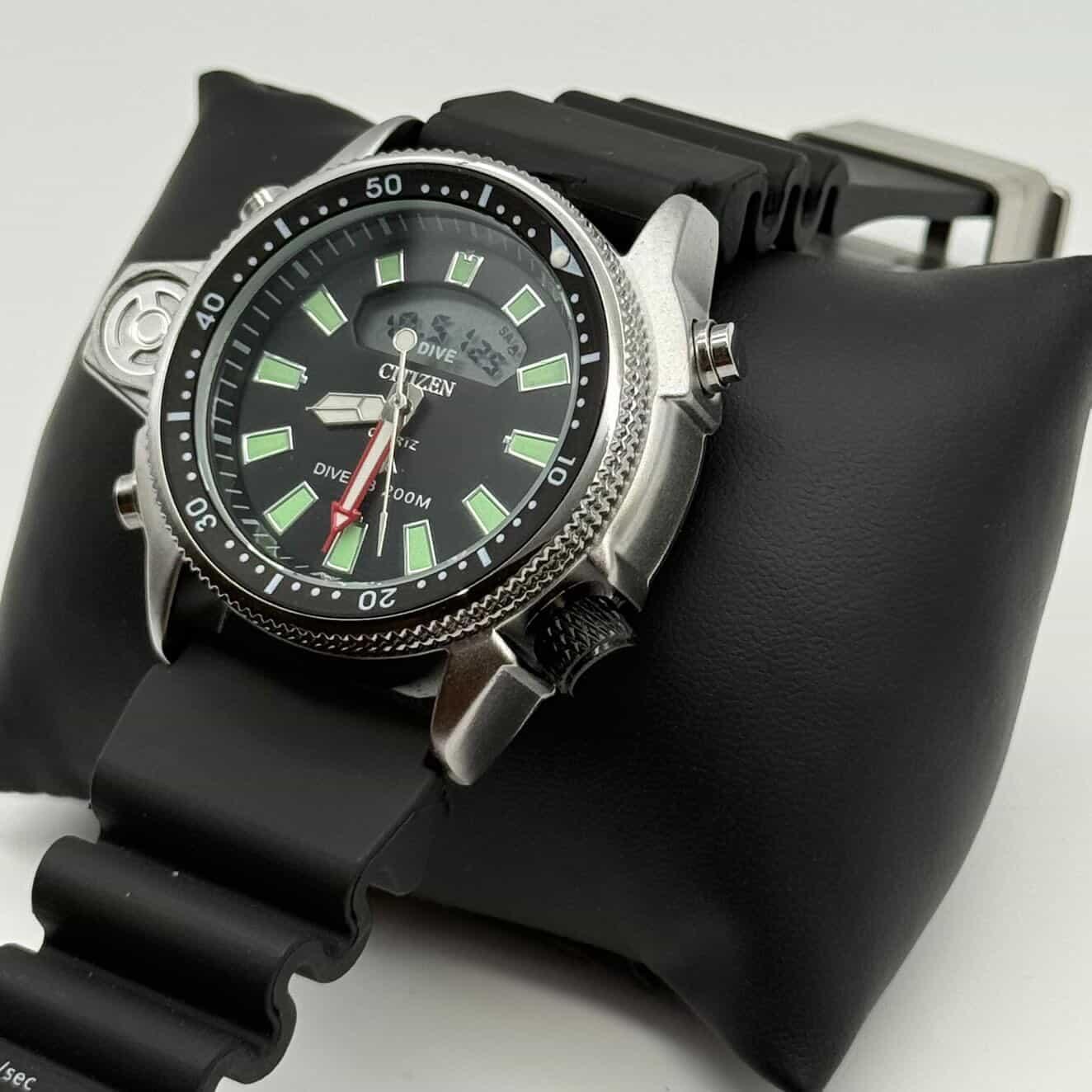 CITIZER PROMASTER AQUALAND DIVER - GREEN SILVER