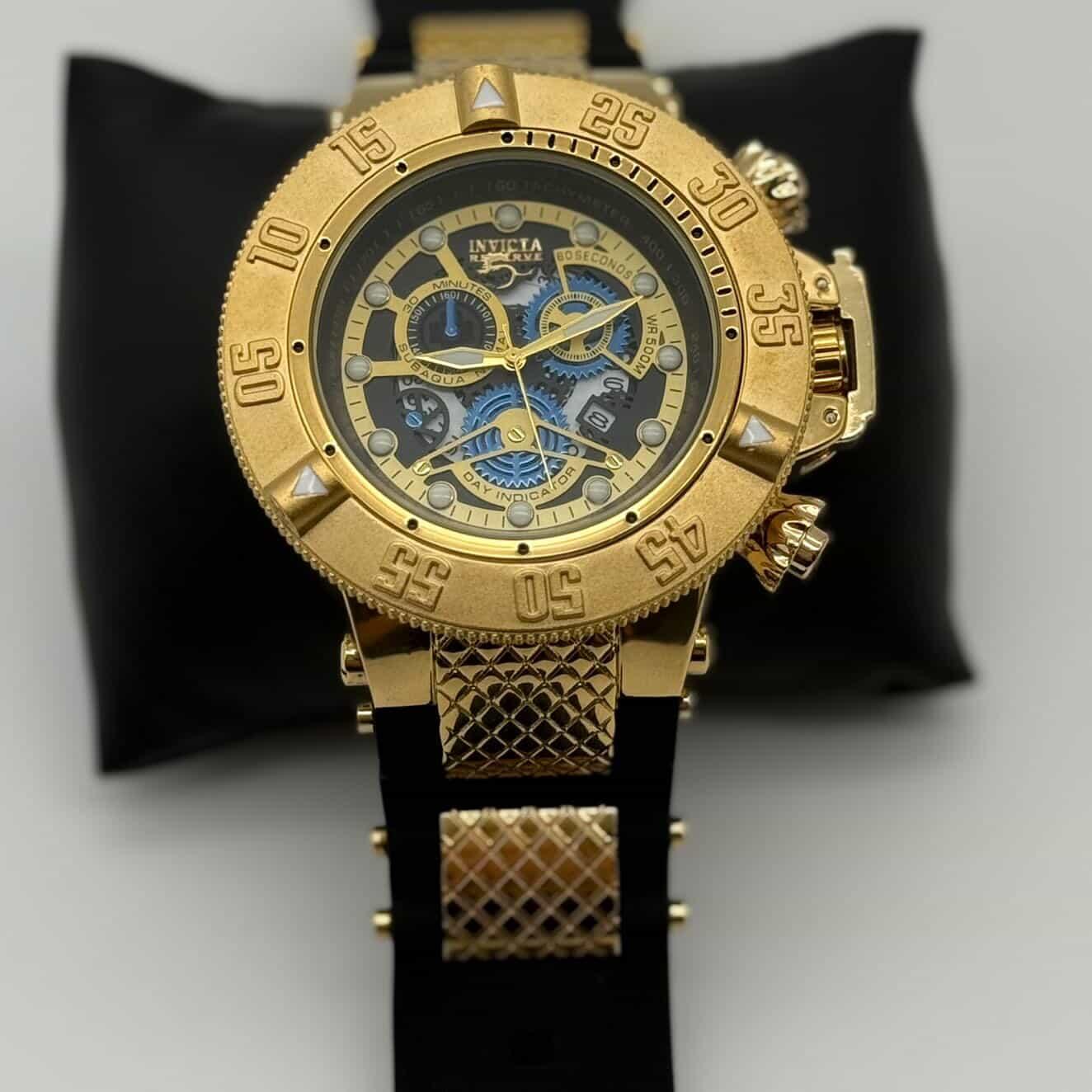 INVICTA REVERSE - GOLD BLCK 