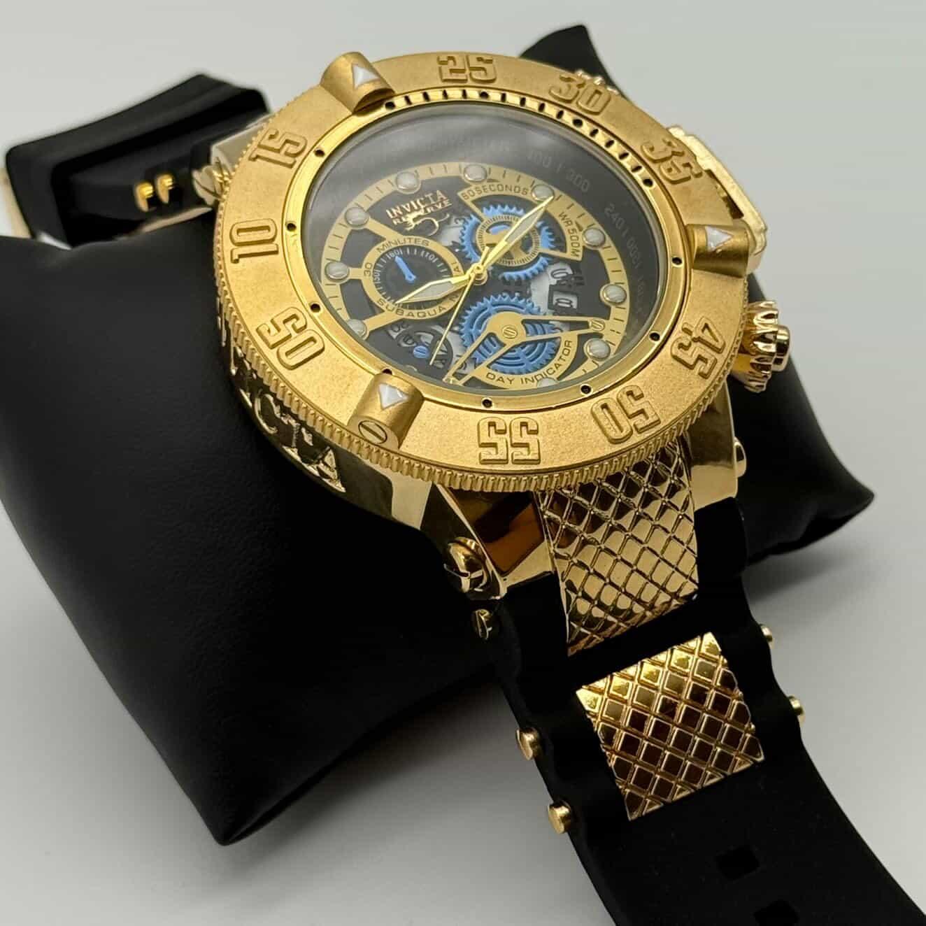 INVICTA REVERSE - GOLD BLCK 