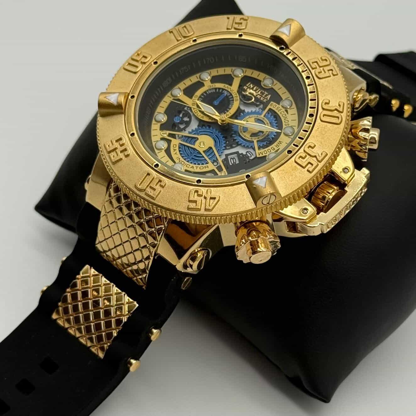 INVICTA REVERSE - GOLD BLCK 