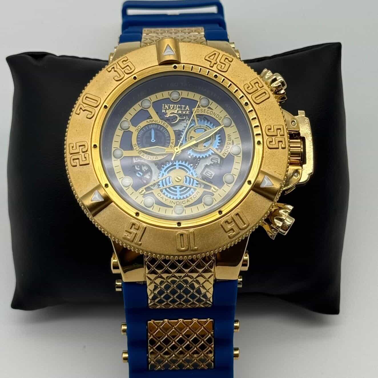 INVICTA REVERSE - GOLD BLUE 