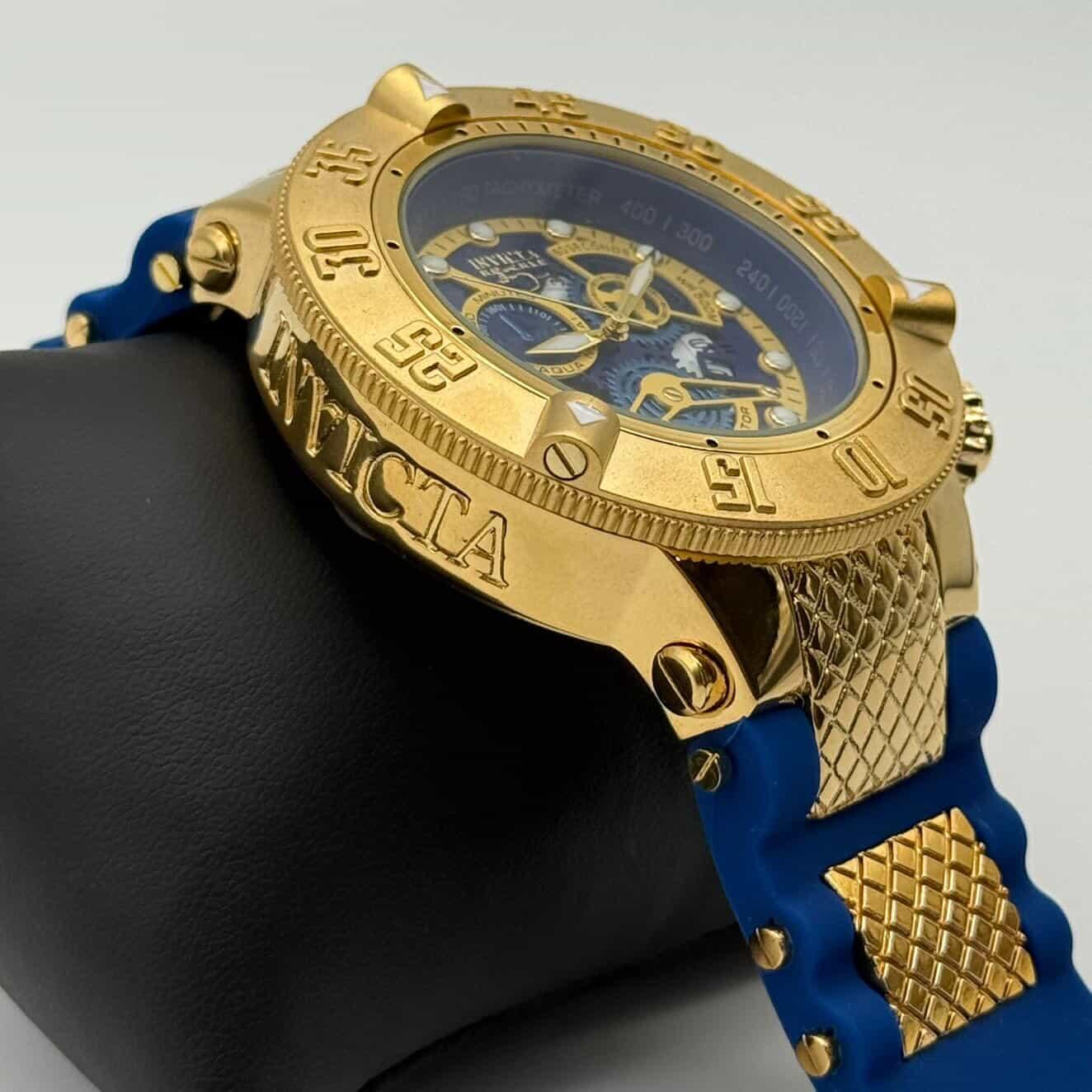 INVICTA REVERSE - GOLD BLUE 