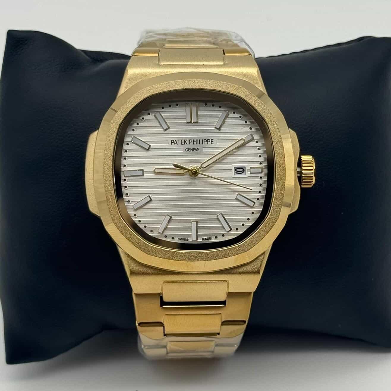 Patek Philippe Geneve Classic Gold White