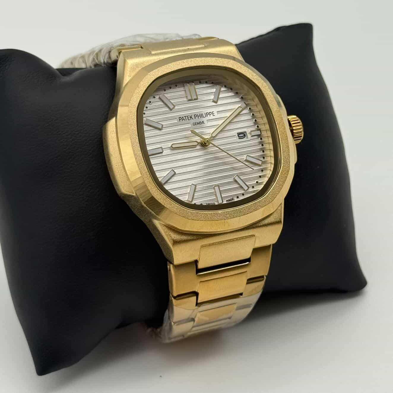 Patek Philippe Geneve Classic Gold White