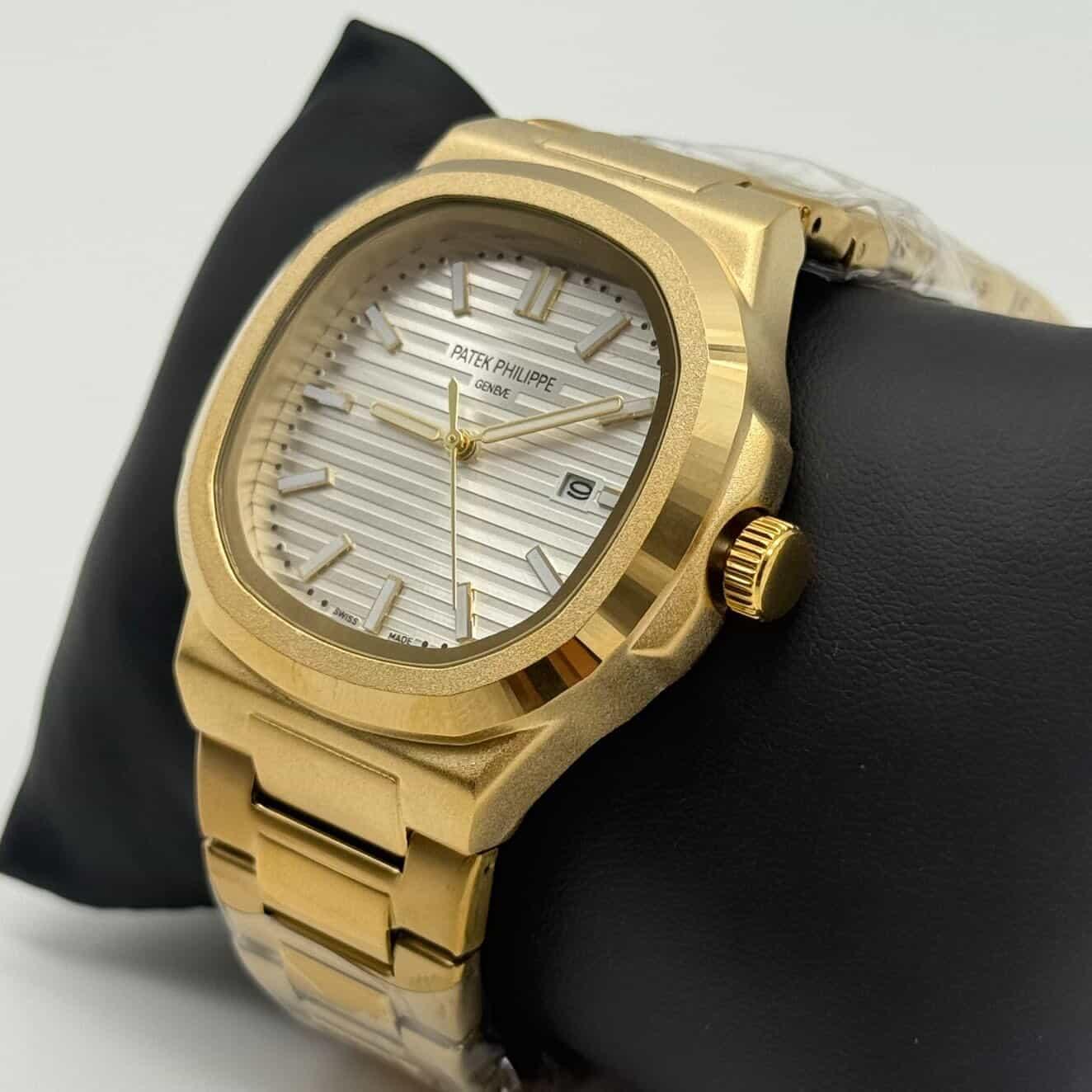 Patek Philippe Geneve Classic Gold White