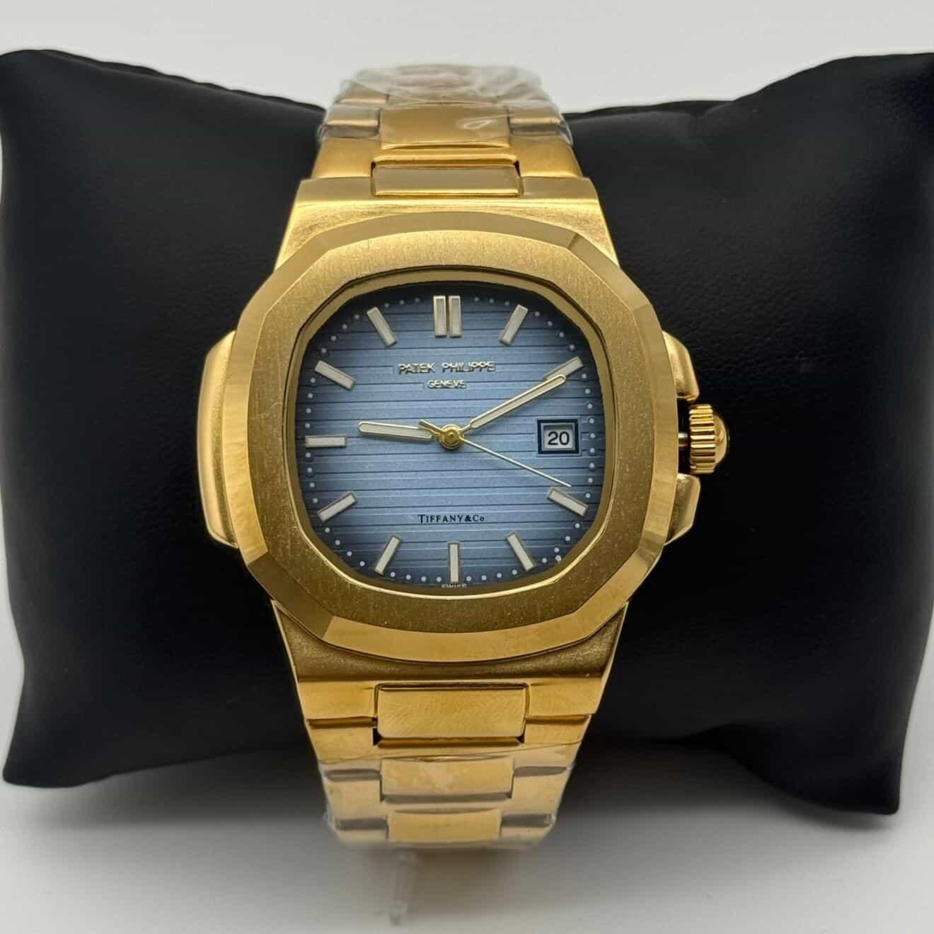 Patek Philippe Nautilus Gold Blue