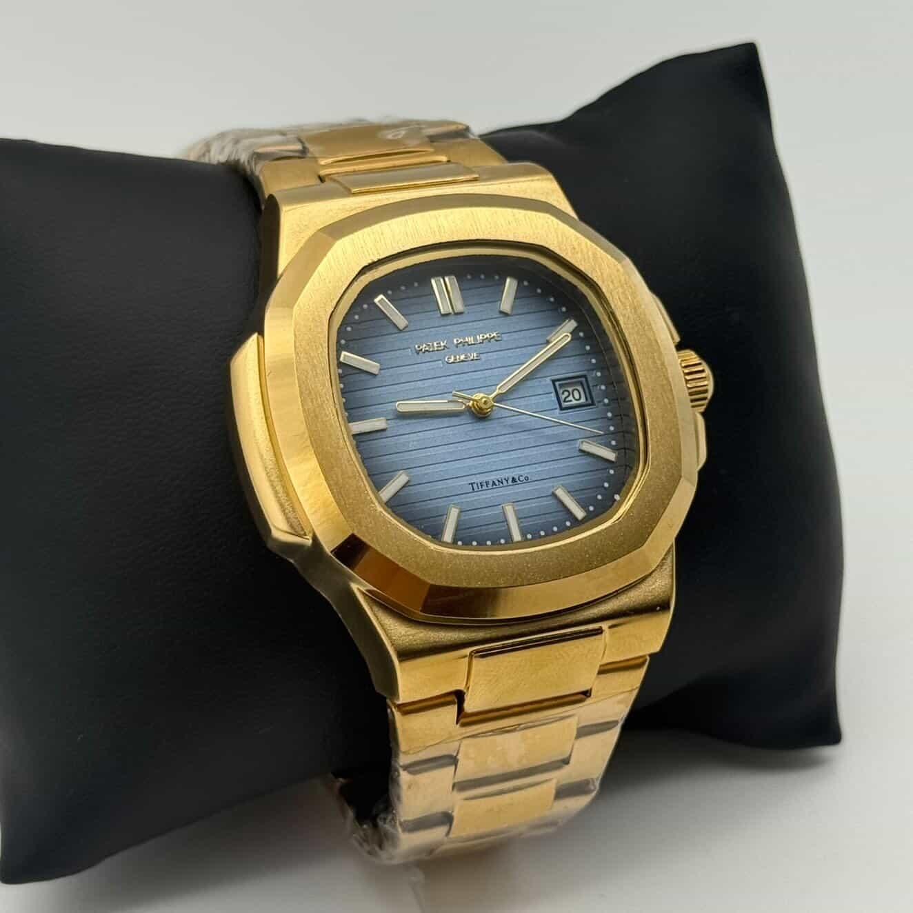 Patek Philippe Nautilus Gold Blue
