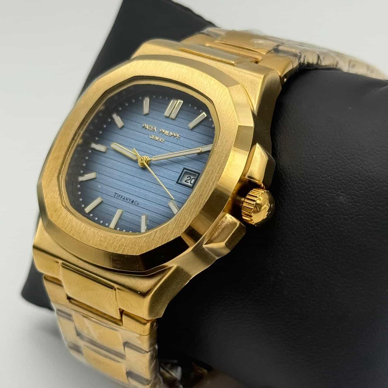 Patek Philippe Nautilus Gold Blue