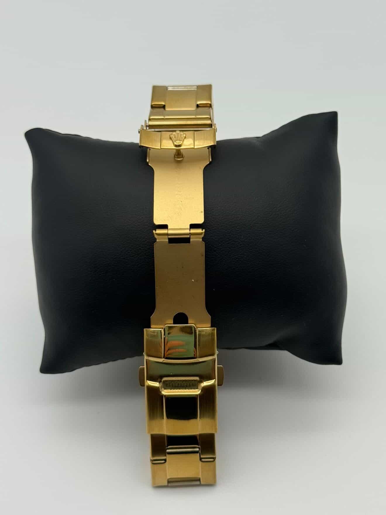 Rolex Submariner Dourado com verde