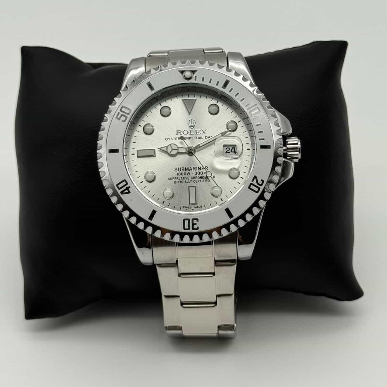 Rolex Submariner Prata 