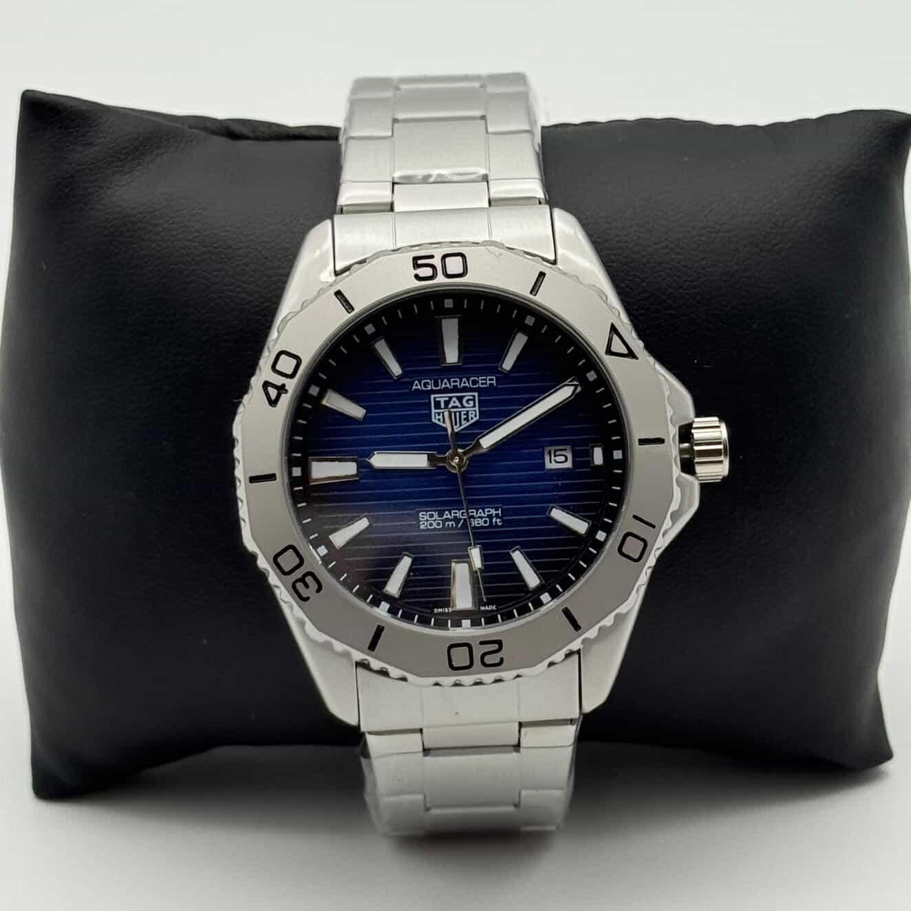 TAG HEUER AQUARACER SOLARGRAPH  BLUE 