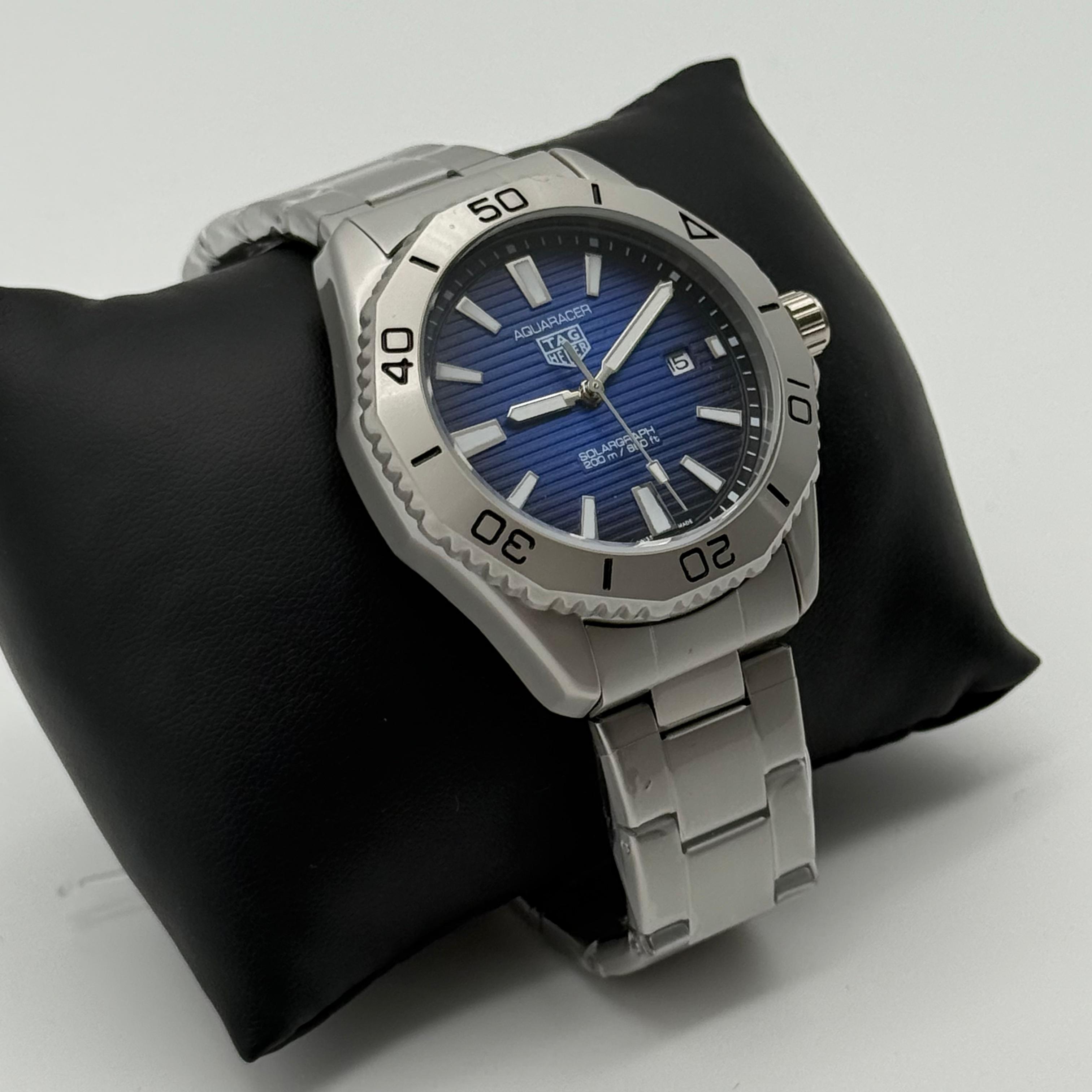 TAG HEUER AQUARACER SOLARGRAPH  BLUE 