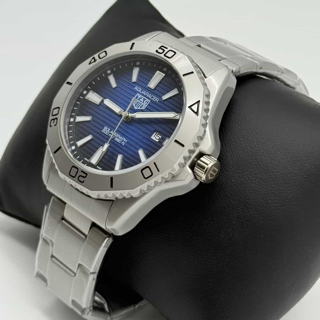 TAG HEUER AQUARACER SOLARGRAPH  BLUE 