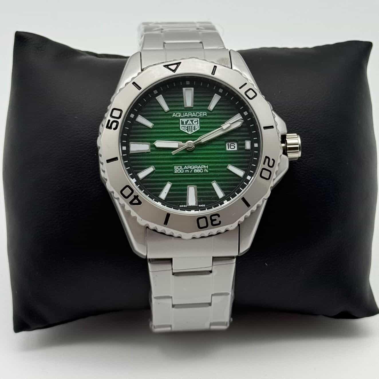 TAG HEUER AQUARACER SOLARGRAPH GREEN 