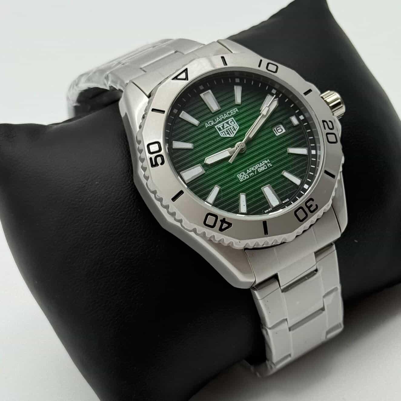 TAG HEUER AQUARACER SOLARGRAPH GREEN 