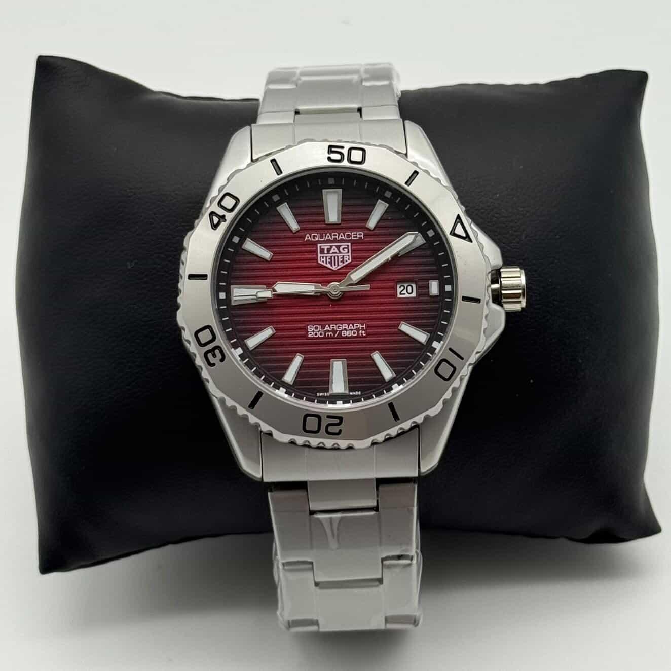 TAG HEUER AQUARACER SOLARGRAPH RED 