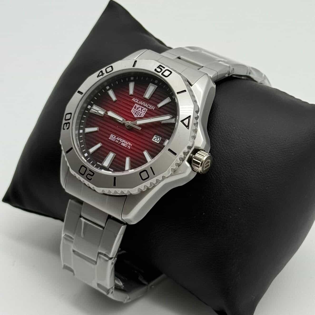 TAG HEUER AQUARACER SOLARGRAPH RED 