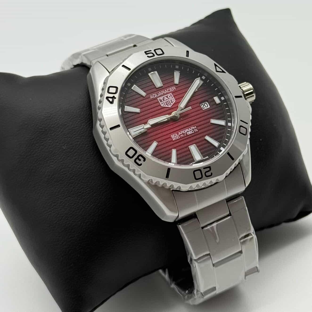 TAG HEUER AQUARACER SOLARGRAPH RED 