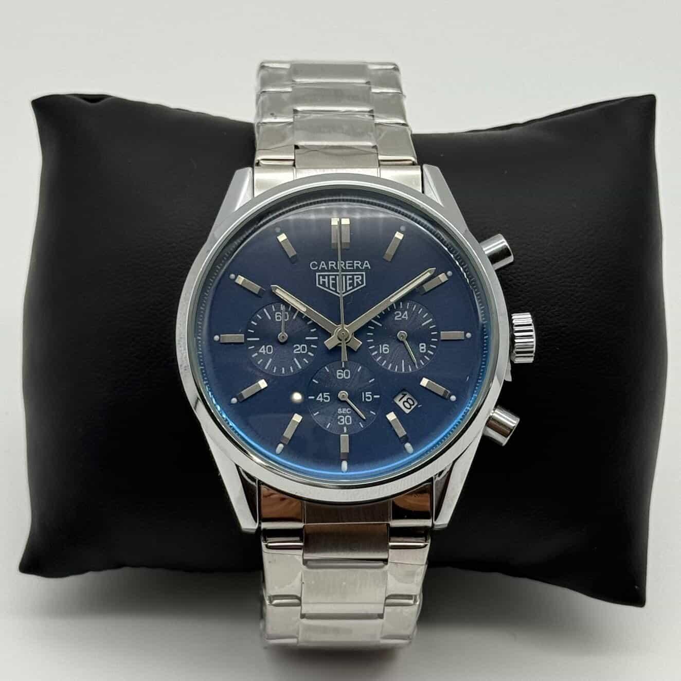 TAG HEUER CARRERA - CLASSIC SILVER BLUE 