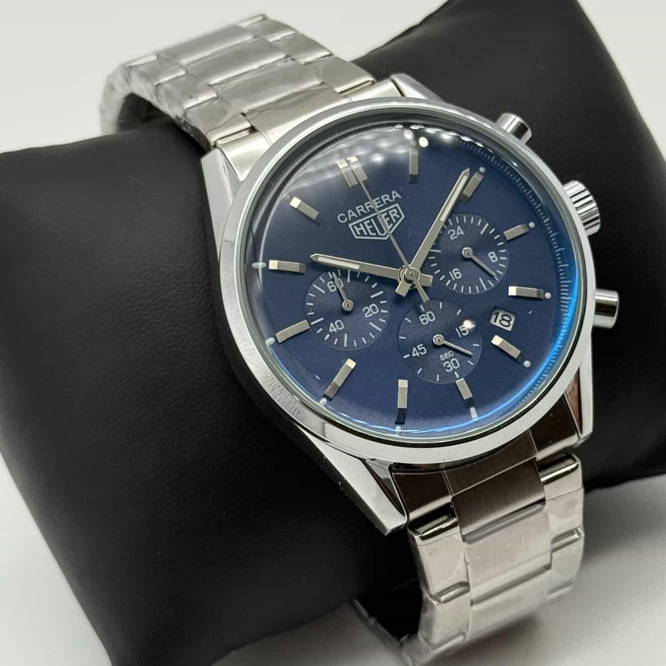 TAG HEUER CARRERA - CLASSIC SILVER BLUE 