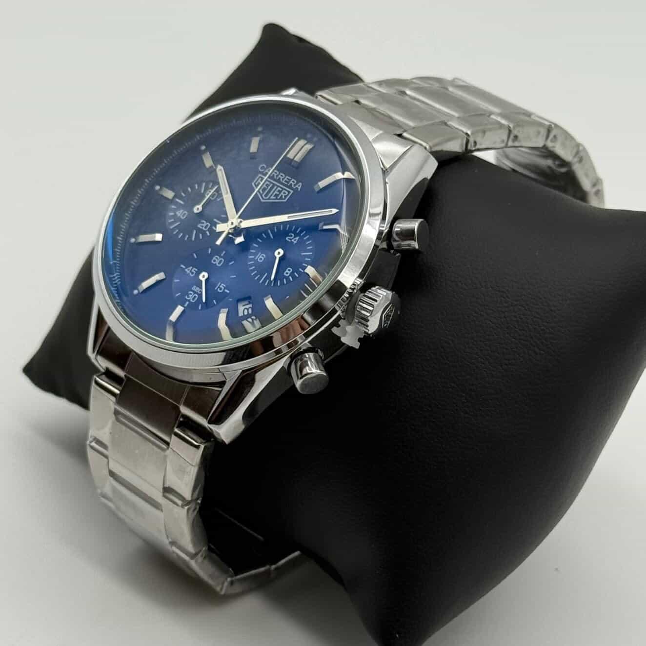 TAG HEUER CARRERA - CLASSIC SILVER BLUE 