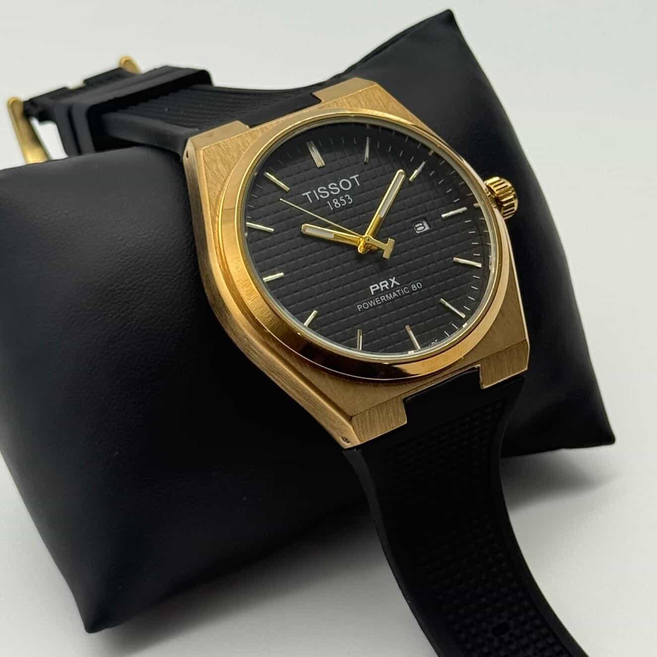 TISSOT PRX POWERMATIC 80 - BLACK GOLD 