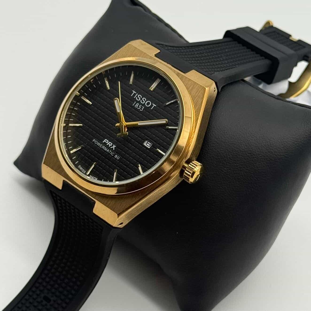 TISSOT PRX POWERMATIC 80 - BLACK GOLD 