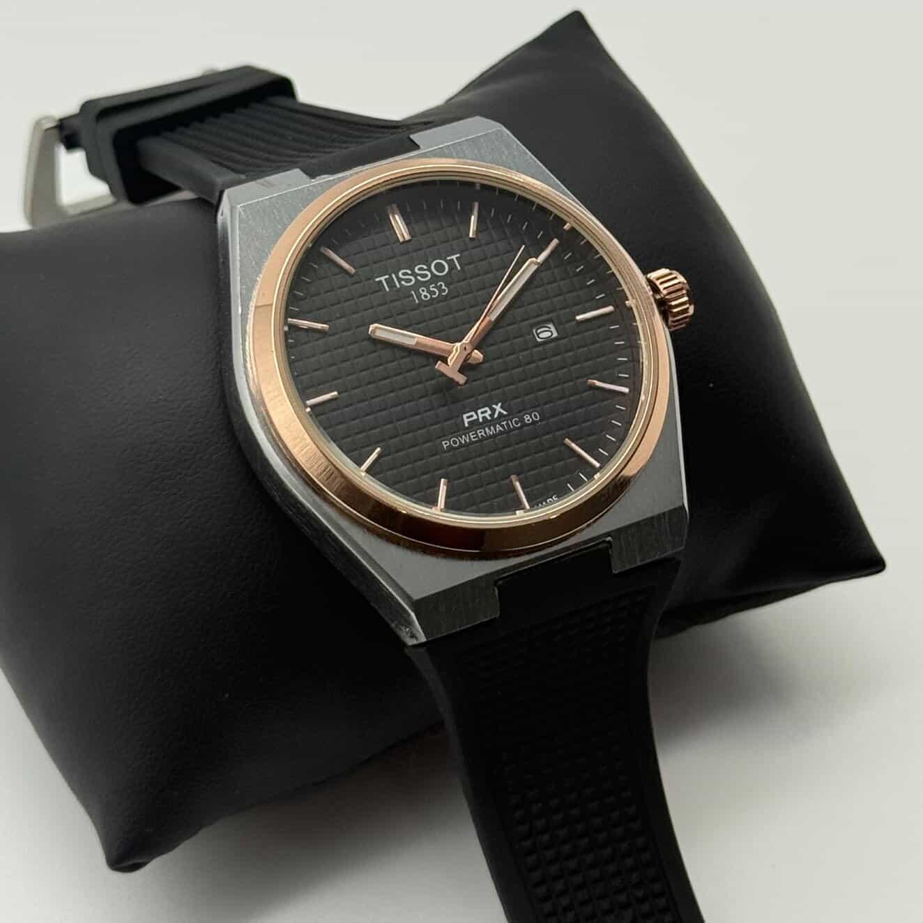 TISSOT PRX POWERMATIC 80 - BLACK ROSE