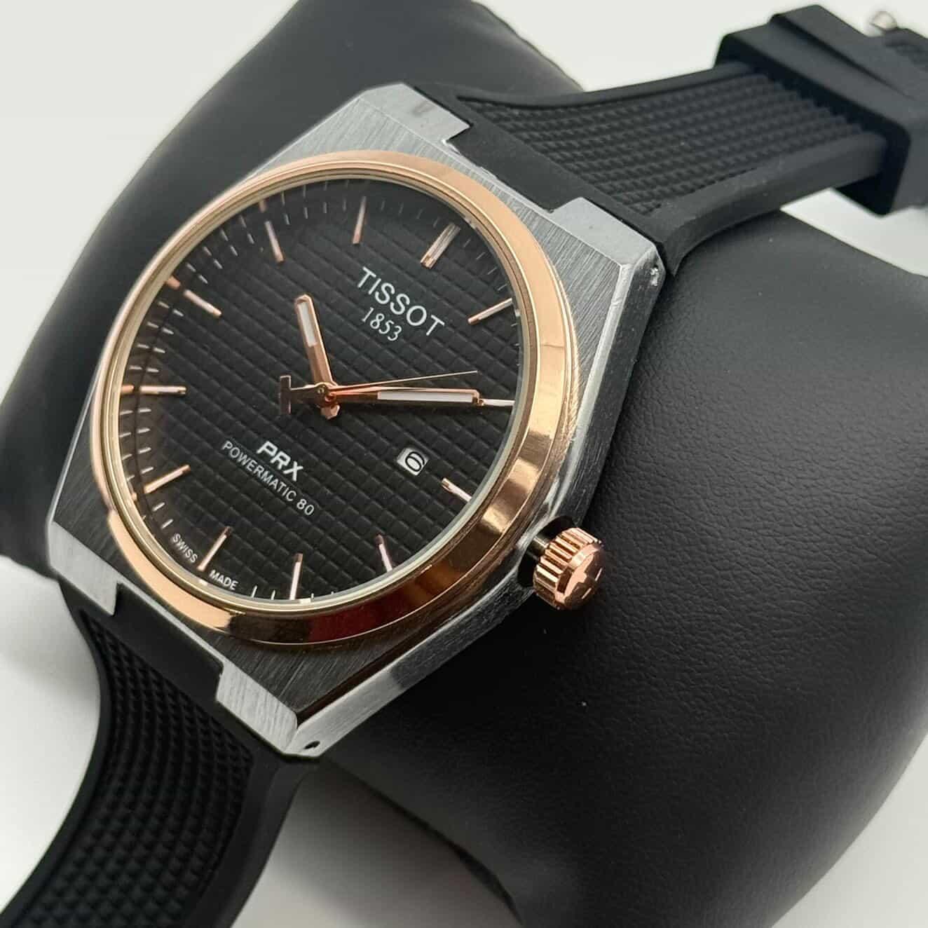 TISSOT PRX POWERMATIC 80 - BLACK ROSE